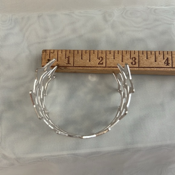 Starry Silver Cuff Bracelet - Picture 2 of 3